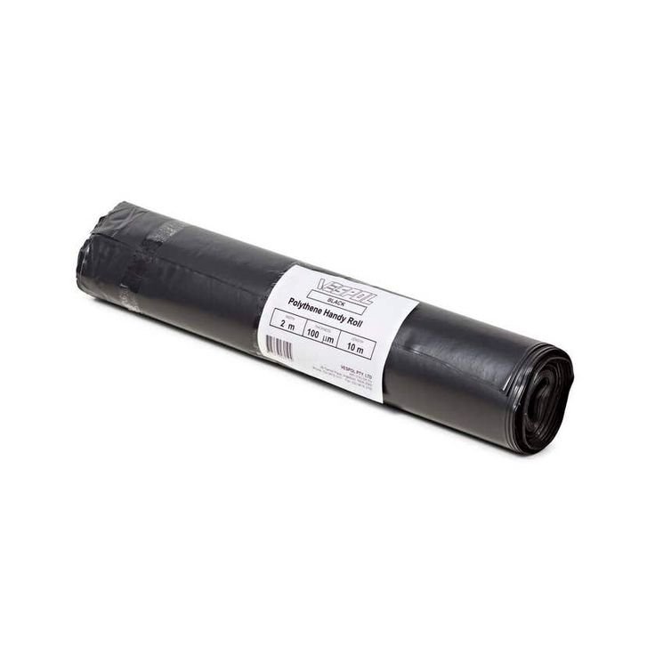 Vespol Film Polythene Handy Black 2 x 10m 100um